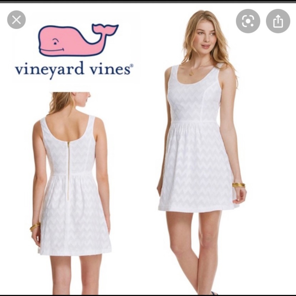 White Vineyard Vines Dress!